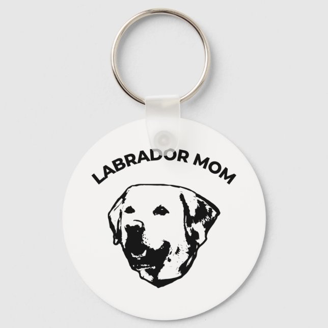 Chaveiro Labrador Mãe (Frente)