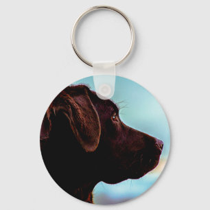 Chaveiro Labrador no crepúsculo
