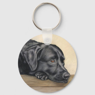 Chaveiro Labrador preto