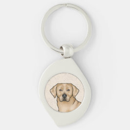 Chaveiro Labrador Retriever Amarelo Arte Cachorro Lab Cabeç