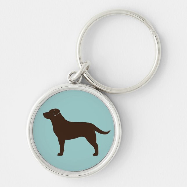 Chaveiro Labrador Retriever (chocolate) (Frente)