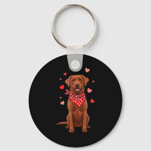 Chaveiro Labrador Retriever Dia dos Namorados Cão Amante Co