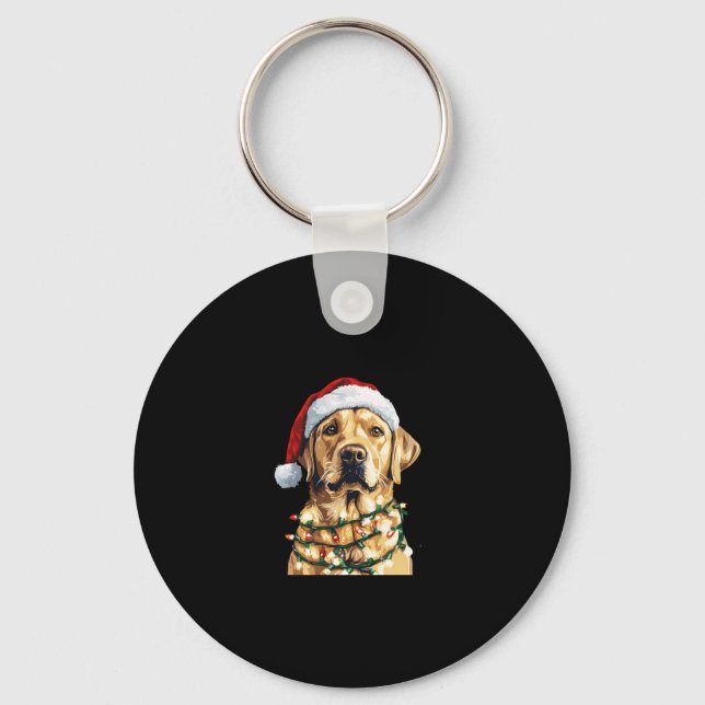 Chaveiro Labrador Retriever Dogs Tree Christmas Sweater Xma (Frente)