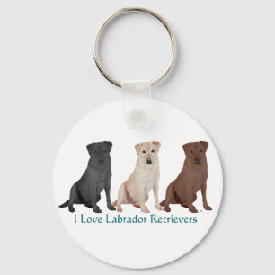 Chaveiro Labradores Retrievers - 3 Cores para Amar