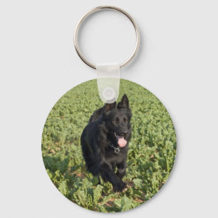 Chaveiro Lacquer Black German shepherd