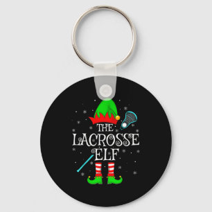 Chaveiro Lacrosse Elfo Natal Família Elfo Esquadrão Esporte