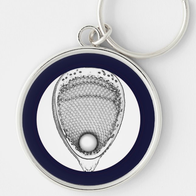 Chaveiro Lacrosse Goalie Keychain (Frente)