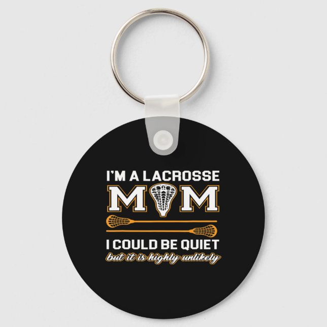 Chaveiro Lacrosse Mamãe Lacrosse Gifts (Frente)