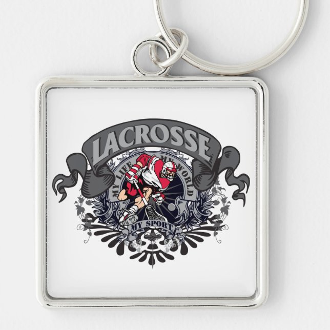 Chaveiro Lacrosse meu esporte (Frente)