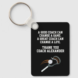 Chaveiro Lacrosse Obrigado Treinador