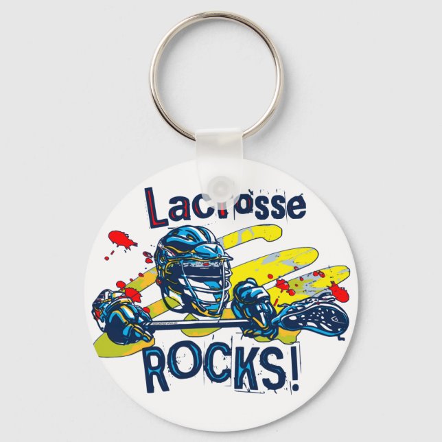 Chaveiro Lacrosse Rocks LaX Gear (Frente)