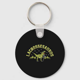 Chaveiro Lacrossesaurus Jogador de Lacrosse Amante do Espor