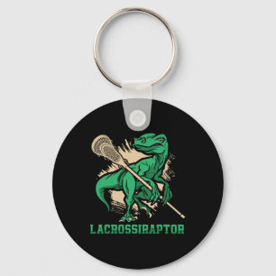Chaveiro Lacrossiraptor Jogador de Lacrosse Amante do Espor