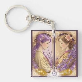 Chaveiro Ladies Gold Schmidt Stationery