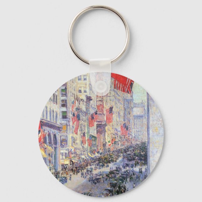 Chaveiro Lado a lado da Avenida da Rua 34, Maio de 1917 de  (Frente)