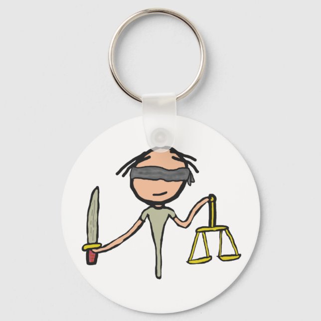 Chaveiro Lady Justice (Frente)