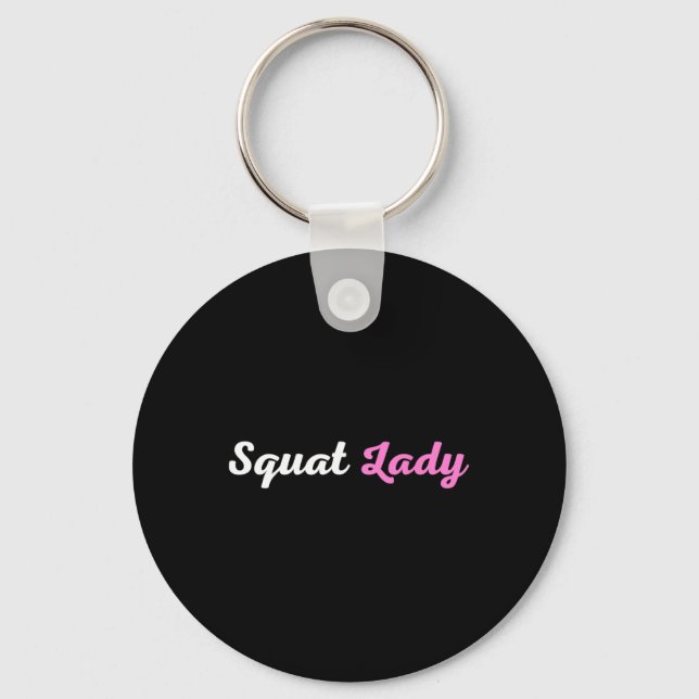 Chaveiro Lady Squat (Frente)
