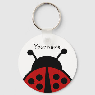 Chaveiro Ladybug com seu nome