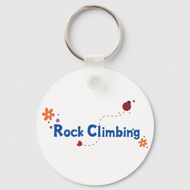 Chaveiro Ladybug Garden Rock Escalando (Frente)