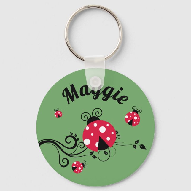 Chaveiro Ladybug Lady Bug Personalizado (Frente)