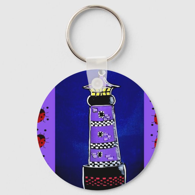 Chaveiro Ladybug Lighthouds (Frente)