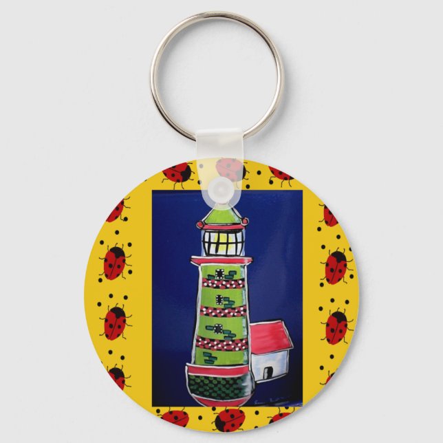 Chaveiro Ladybug Lighthouds (Frente)