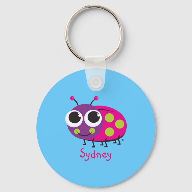 Chaveiro Ladybug personalizado (Frente)