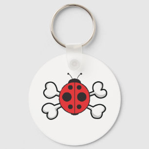 Chaveiro ladybug Skull e Crossbones