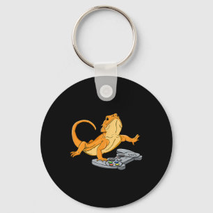 Chaveiro Lagarto Dragão Gamer Vídeo Game Gecko