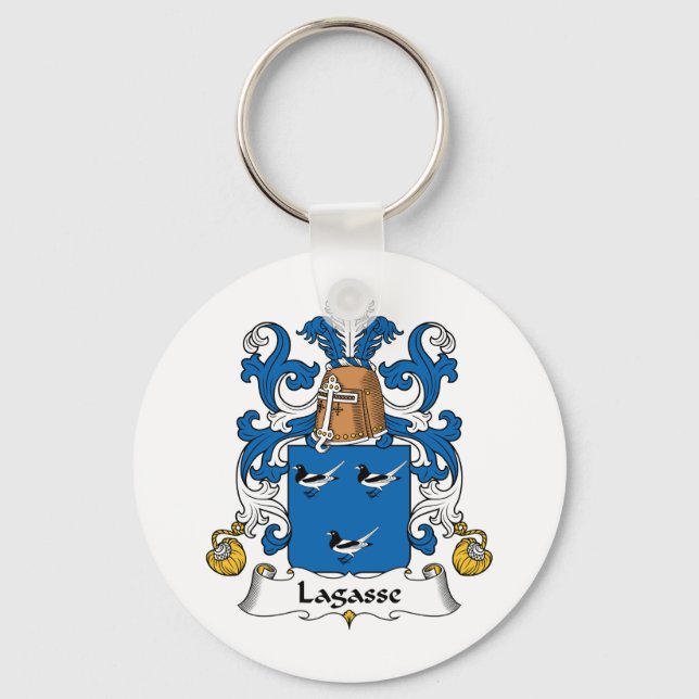 Chaveiro Lagasse Family Crest (Frente)