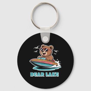 Chaveiro Lago Cute Bear Utah e Idaho para Adultos e Criança