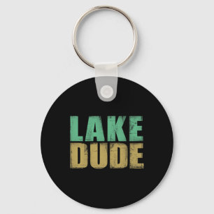 Chaveiro Lago Diversão do Barco Retro Lake Dude Lake Life L