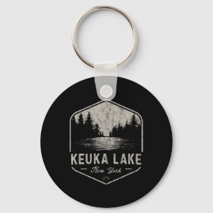 Chaveiro Lago Keuka Nova York Ao Ar Livre Vintage