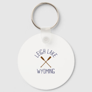 Chaveiro Lago Leigh Wyoming Ao Ar Livre Vintage 1