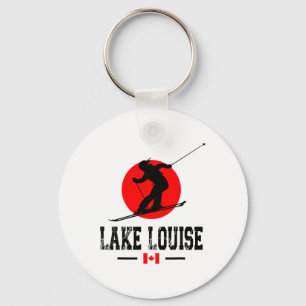 Chaveiro Lago Louise Canada Ski Resort Rocky Mountain Skii
