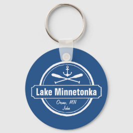 Chaveiro Lago Minnetonka Minnesota âncora cidade e nome