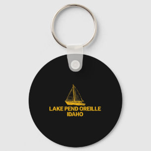 Chaveiro Lago Pend Oreille Idaho Exteriores Vintage Frente
