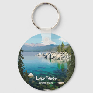 Chaveiro Lago Tahoe A, aspergindo a Califórnia