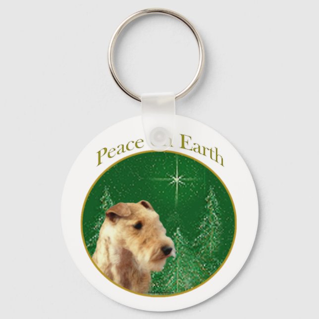 Chaveiro Lakeland Terrier Peace (Frente)