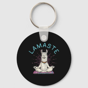 Chaveiro Lamaste Yoga Llama Namaste Meditação Pilates