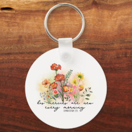 Chaveiro Lamentações 3:23 Seus Compaixões Novamente Todas A