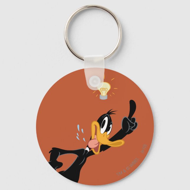 Chaveiro Lâmpada sobre a cabeça do DAFFY DUCK™ (Frente)