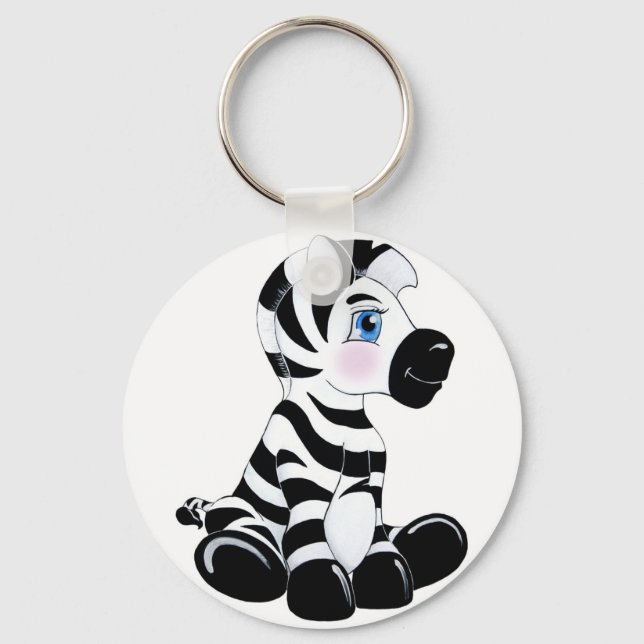 Chaveiro Lança o Bebê Zebra (Frente)
