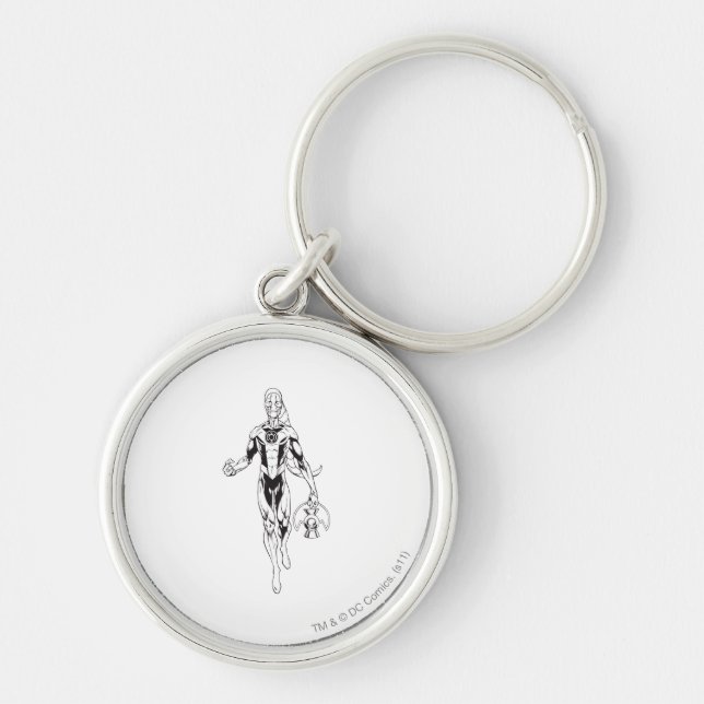 Chaveiro Lanterna Azul 6 (Frente)