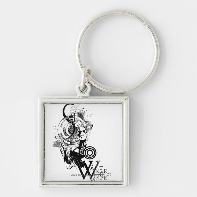 Chaveiro Lanterna Azul - Gráfico 2 (Frente)