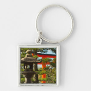 Chaveiro Lanterna de Pedra e Portão Torii