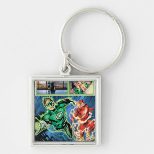 Chaveiro Lanterna Verde e o Painel Flash