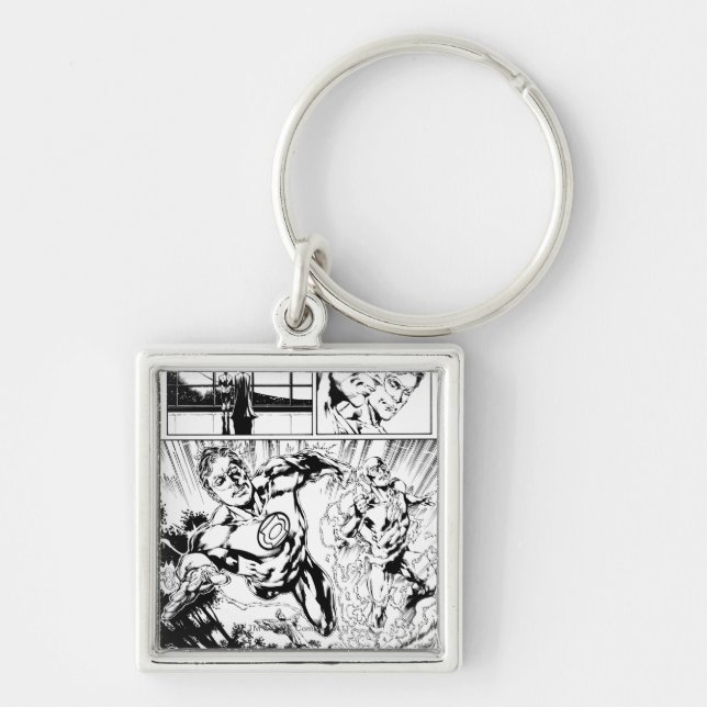 Chaveiro Lanterna Verde e o Painel Flash 2 (Frente)