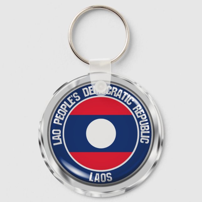 Chaveiro Laos Round Emblem (Frente)