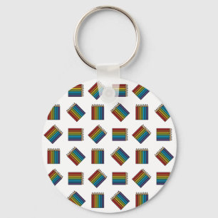 Chaveiro Lápis de Coloração do Arco-Íris